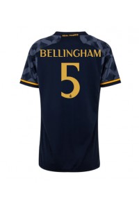 Real Madrid Jude Bellingham #5 Fotballdrakt Borte Klær Dame 2023-24 Korte ermer
